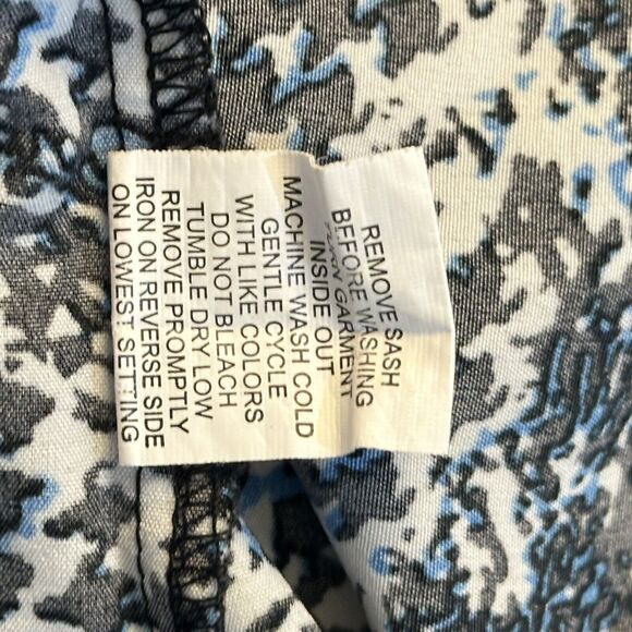 NY Collection Shirt Dress Light Weight Boho Button Down Modest Preppy Size XL - Picture 14 of 14